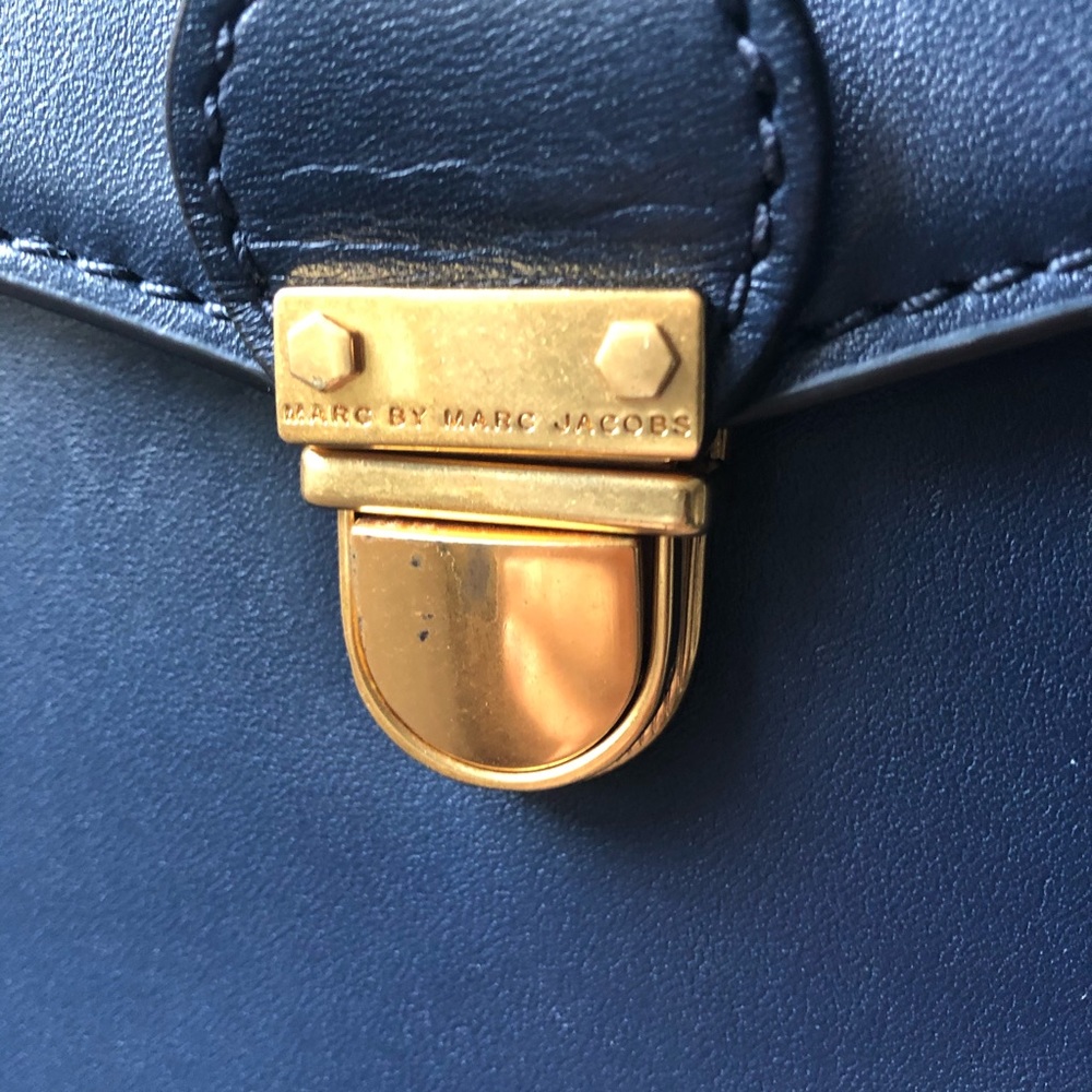 Marc by Marc Jacobs Navy Blue Purse Shoulder Bag